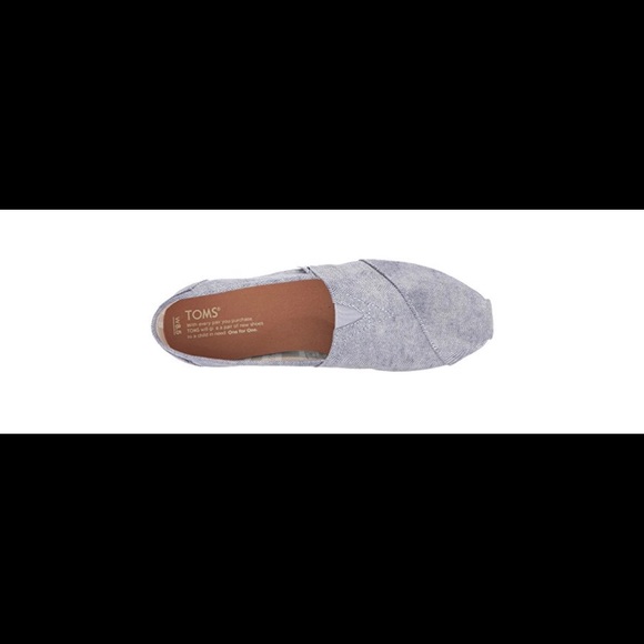 TOMS CLASSIC SLATE BLUE WASHED TWILL - Picture 2 of 7